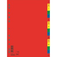 Index Plastic Color, Alfabetic A-z, Extra Wide, A4+, 120 Microni, Donau