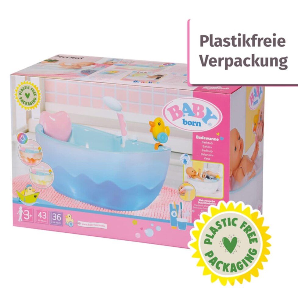 Вана за кукла Zapf Creation Baby Born Bath 7832691 1-90, Със светлинни ...