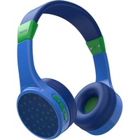 Casti pentru copii On-Ear Hama Teens Guard, Bluetooth, Limitator de Volum, Microfon, Albastru