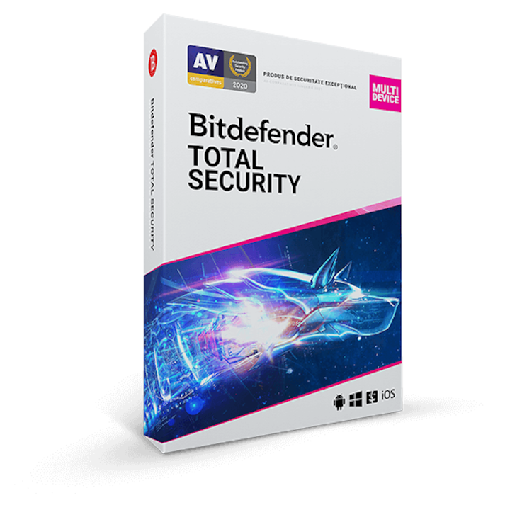 Licenta Electronica, Bitdefender Total Security 1 an, 10 dispozitive
