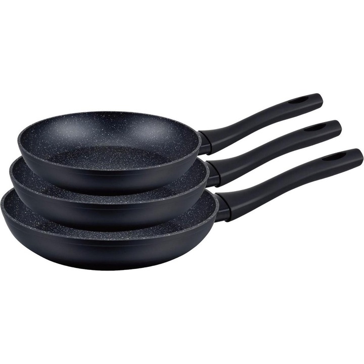 Set 3 tigai cu interior marmorat (20/24/28 cm) RS-3FP1A