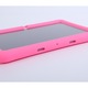 Tableta pentru copii de 10 inch, marca LULUGTI, cu Android 13, 6 GB RAM, 128GB ROM, rezolutie 1280x800, tableta pentru copii cu control parental, software pentru copii preinstalat, suport pentru WiFi si Bluetooth, Roz