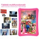 Tableta pentru copii de 10 inch, marca LULUGTI, cu Android 13, 6 GB RAM, 128GB ROM, rezolutie 1280x800, tableta pentru copii cu control parental, software pentru copii preinstalat, suport pentru WiFi si Bluetooth, Roz