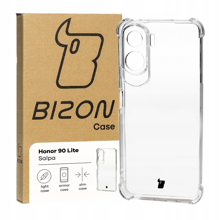 Протектор за Honor 90 Lite, Bizon, Прозрачен