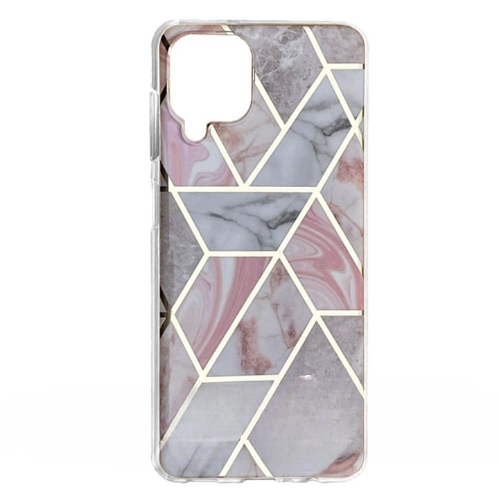 Калъф за iPhone 15 Pro - Techsuit Marble Series - Pink Hex