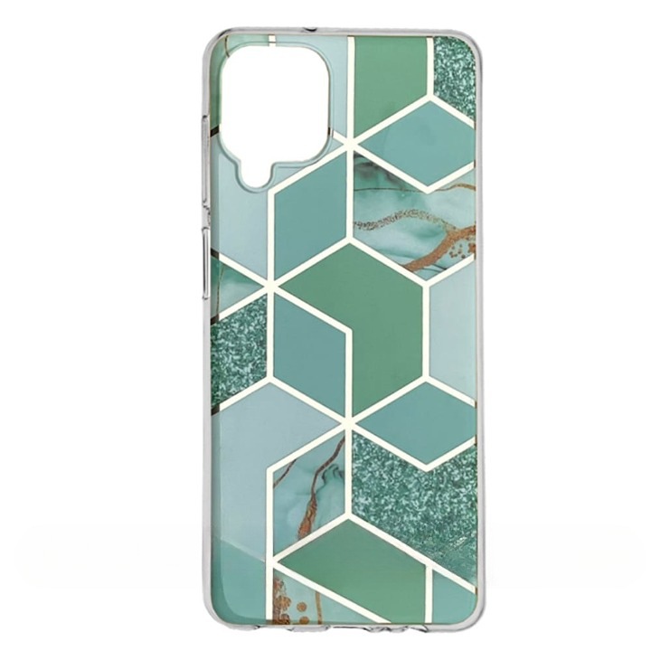 Калъф за iPhone 15 Pro - Techsuit Marble Series - Green Hex
