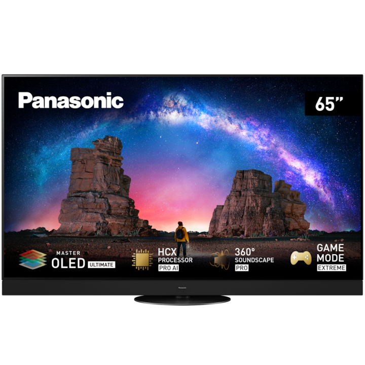 Panasonic TX-65MZ2000E OLED Televízió, 164 cm, Smart, 4K Ultra HD, 100 Hz, G energiaosztály