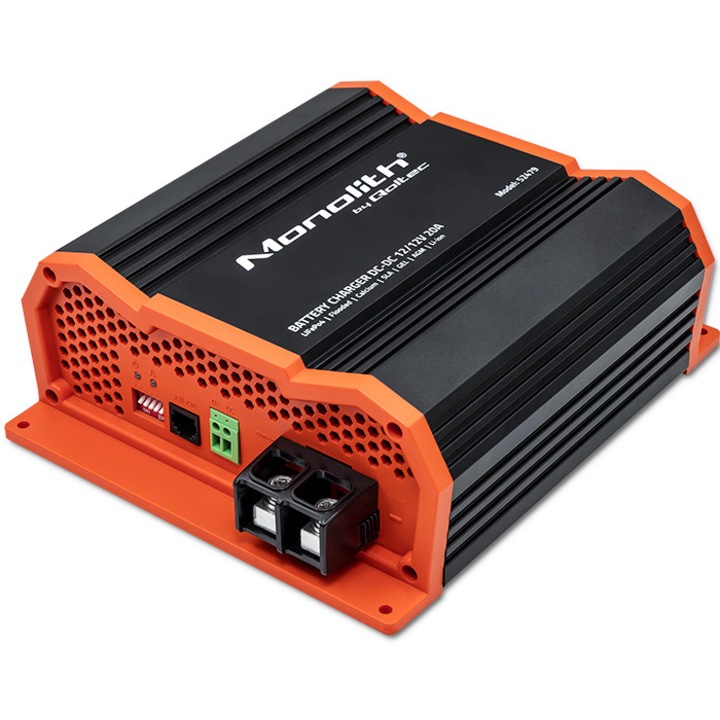 Monolith DC-DC зарядно устройство за допълнителна LiFePO4 AGM GEL 12V батерия - 12V, 20A, 250W