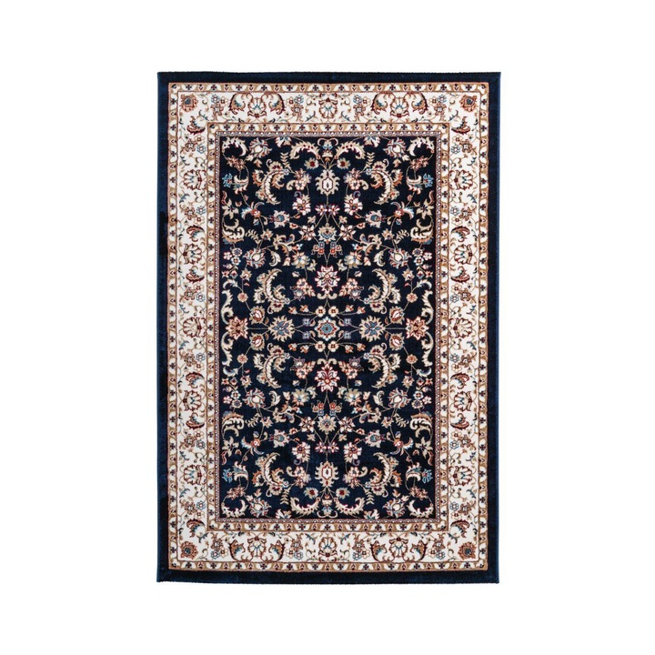 Covor multicolor din poliester si iuta, My Isfahan 741,120 x 170 cm, Obsession