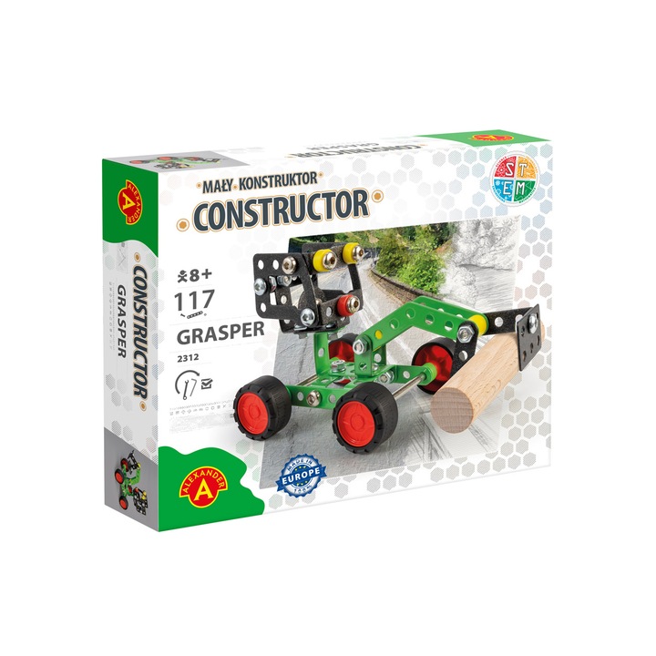 Set de constructie Alexander Toys - Grasper, 117 piese