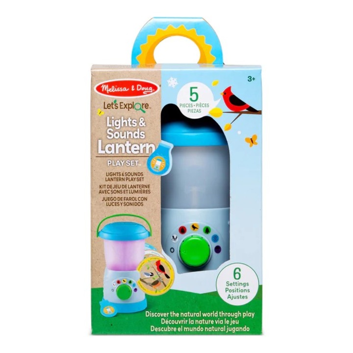 Melissa & Doug, Бебешка играчка, Лампа за звуци от природата
