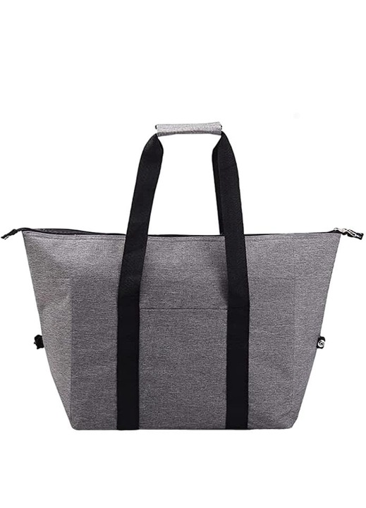 Női összecsukható táska, Longziming, 10 l, Szürke