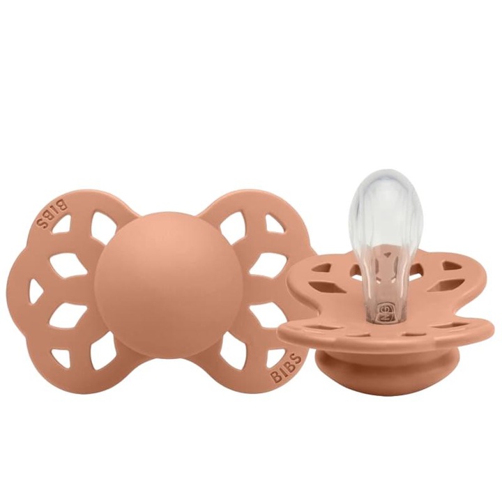 Gyermek cumi, Előke, Szilikon, Világosbarna, 0-6 hónapos