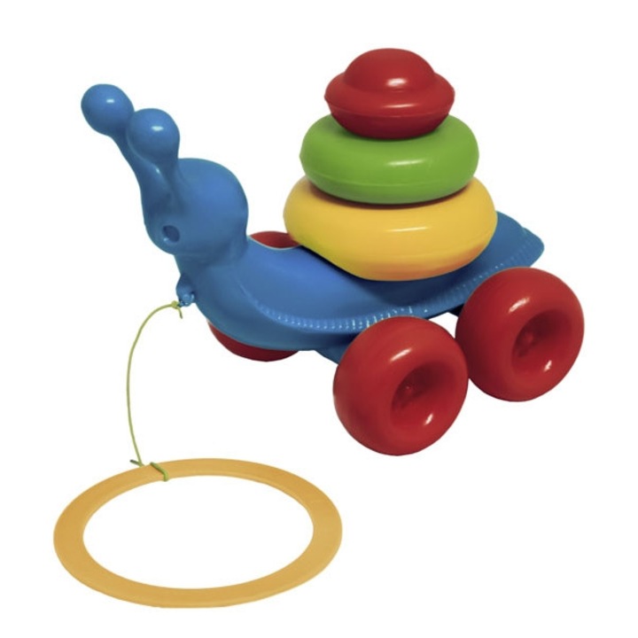 Ślimak zabawka edukacyjna 8 el