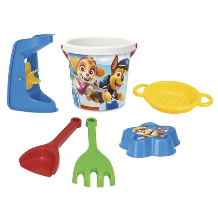Комплект играчки за плаж и пясък модел Paw Patrol, Wader, Plastic, Multicolor