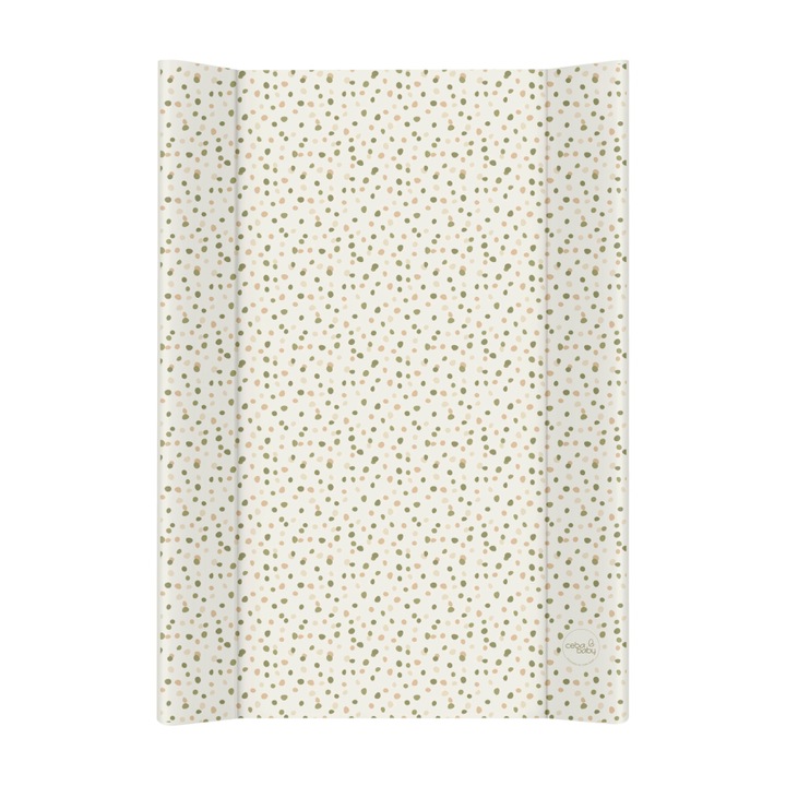 Saltea de infasat, Ceba Baby, Basic, 50x70 cm, Atasabila la patut, Fara BPA, 0 luni+, Spots