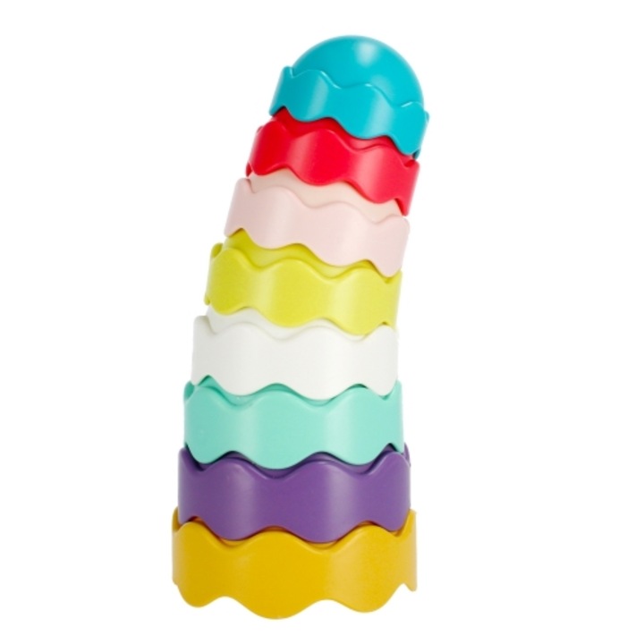 Egymásra rakható poharak készlet 8 db, Bam Bam, Multicolor