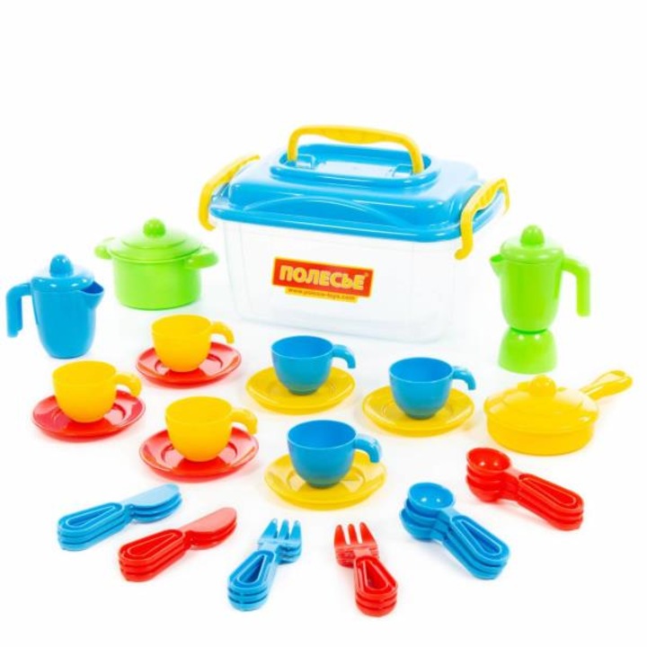 Set vesela de jucarie, Polesie, Plastic, 1 an, Multicolor