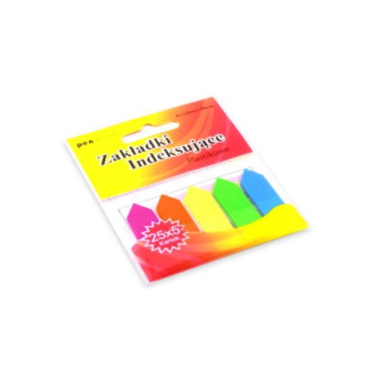 Etichete indexare, Pen, Plastic, Multicolor, 12x45mm