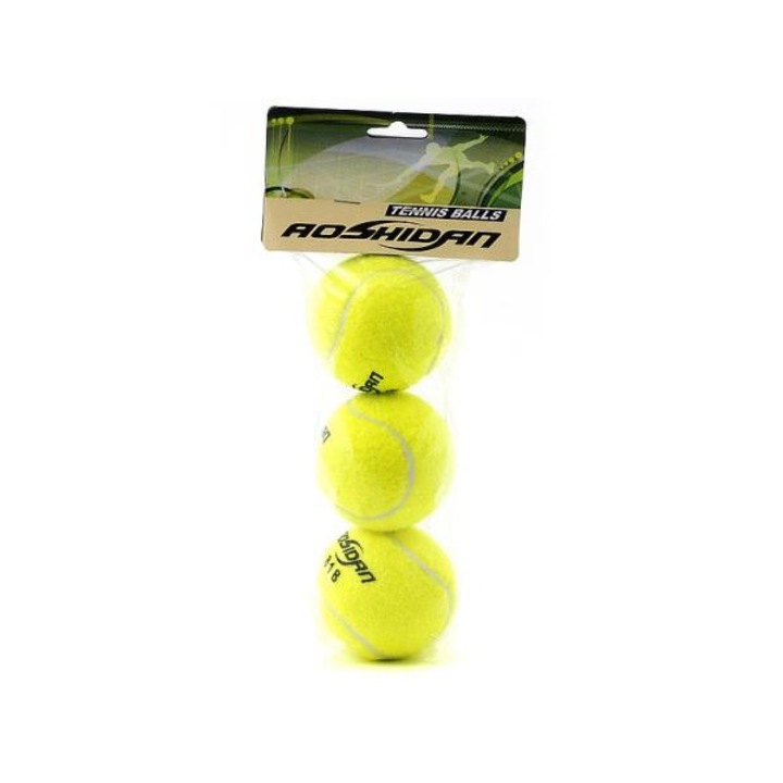 Set 3 mingi tenis, Adar, Pasla, Galben neon