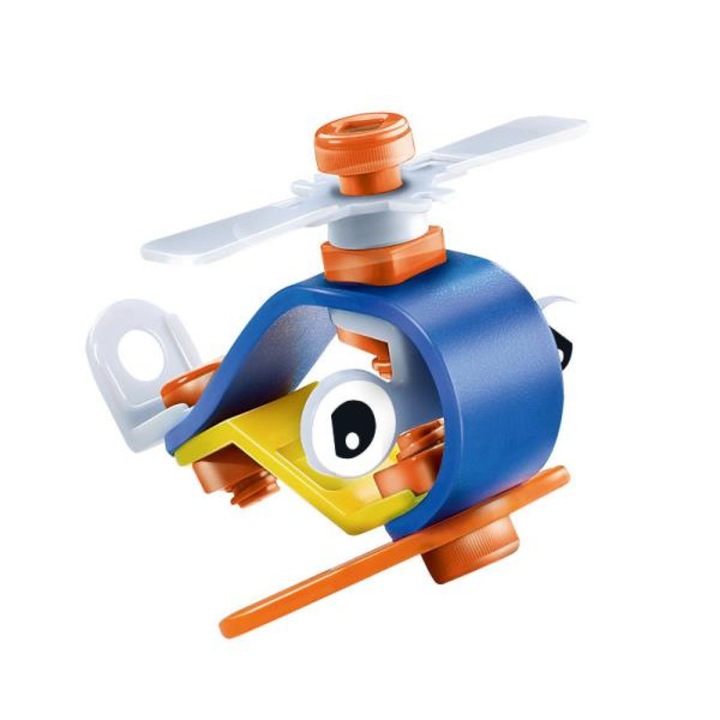 Elicopter pliabil de jucarie, Plastic, 3 ani+, Multicolor