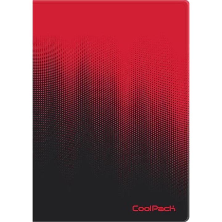Папка, CoolPack, Пластмаса, Черен/Червен