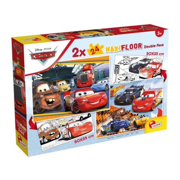Пъзел Cars Lisciani, 2x24 части, 3+ години