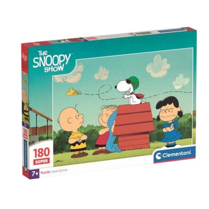 Clementoni Snoopy A Kutyaházon 180 db-os Puzzle 29065 CL (29065 CLEMENTONI)