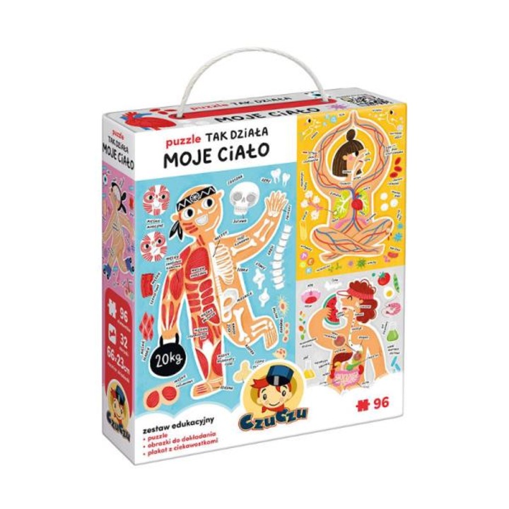 Puzzle pentru copii, CzuCzu, 96 piese, 5+