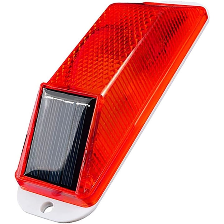 Lampa de avertizare cu LED, Sunmostar, Plastic, Rosu