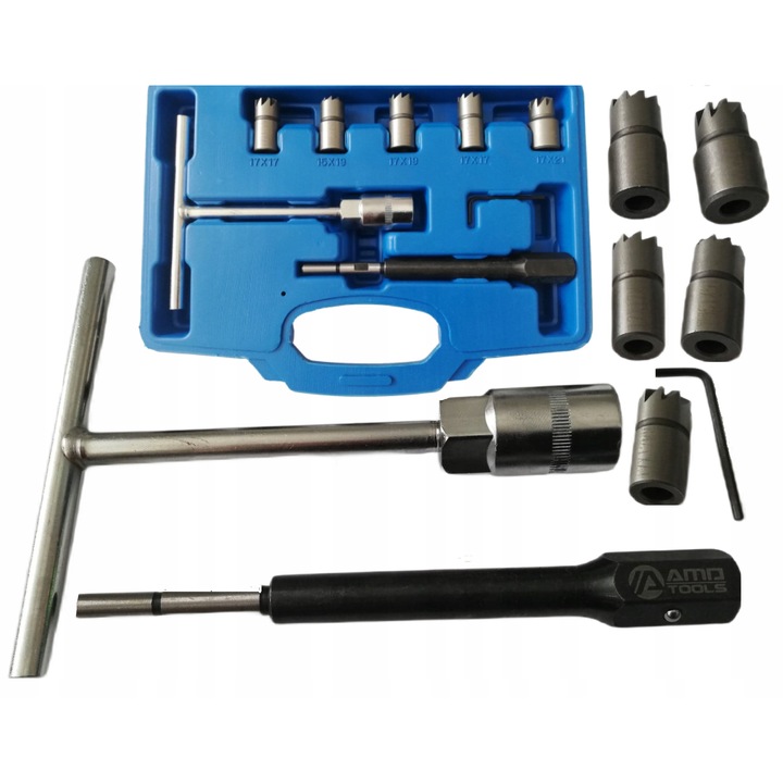 Trusa pentru injectoare, Pentru Renault, Argintiu/Albastru