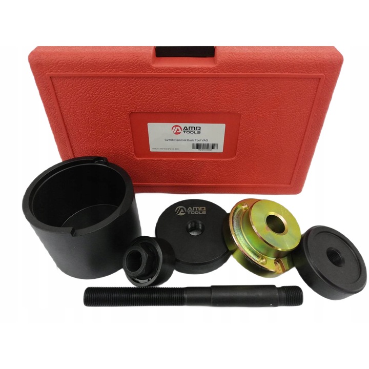 Kit scule demontare VW POLO/FABIA, AMD TOOLS, Negru/Auriu