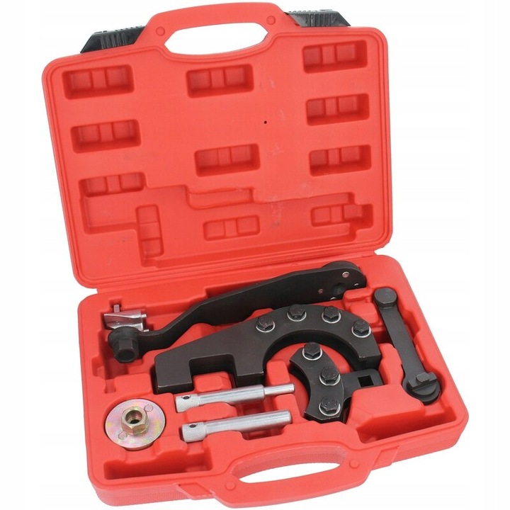 Kit blocare distributie auto VW TRANSPORTER T5/TOUAREG 2.5 TDI, AMD TOOLS, Negru/Argintiu