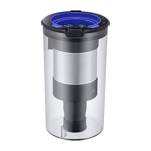 Aspirator vertical Samsung Jet 75E Complete VS20B75ACR5/GE, 0.8L, 25.2V, 550W, Digital Inverter, Perie Turbo pentru covoare, Perie Soft pentru parchet, perie Pet, 60 min autonomie, Argintiu