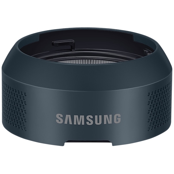 Aspirator vertical Samsung Jet 85 Complete Extra VS20C8534TB/GE, 0.8L, 25.2V, 580W, Digital Inverter, Perie Jet Dual pentru covoare, Perie Slim LED pentru parchet, Perie Pet, 120 min autonomie (2 baterii), Negru-Albastru