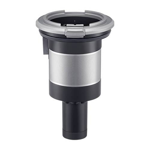 Aspirator vertical Samsung Jet 85 Complete Extra VS20C8534TB/GE, 0.8L, 25.2V, 580W, Digital Inverter, Perie Jet Dual pentru covoare, Perie Slim LED pentru parchet, Perie Pet, 120 min autonomie (2 baterii), Negru-Albastru