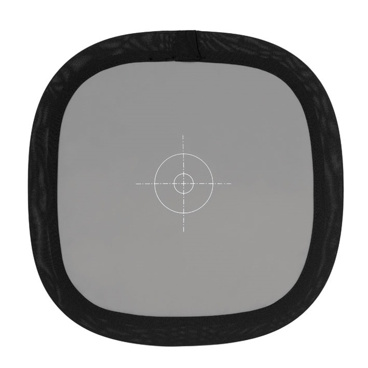 Card model gri GD-30- pliabila 30cm, pentru setarea balansului de alb si a expunerii