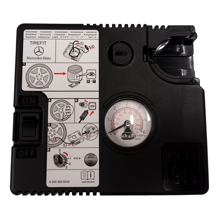 Kompresszor gumiabroncs felfújáshoz, Mercedes-Benz