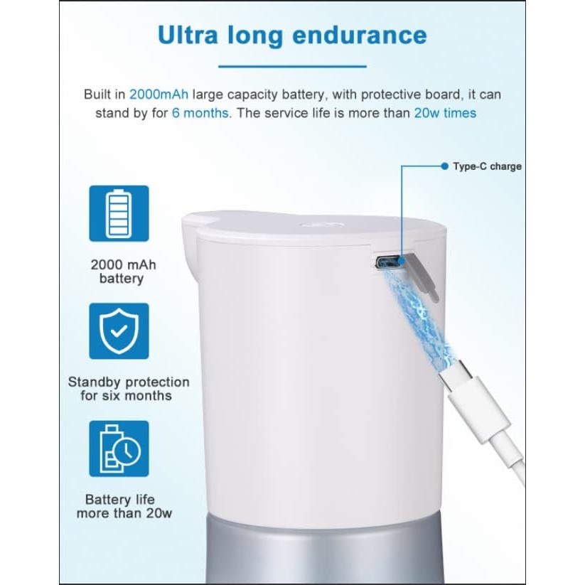 Автоматичен дозатор за сапун на пяна, Cafuneplus®, 4 нива на регулиране ...