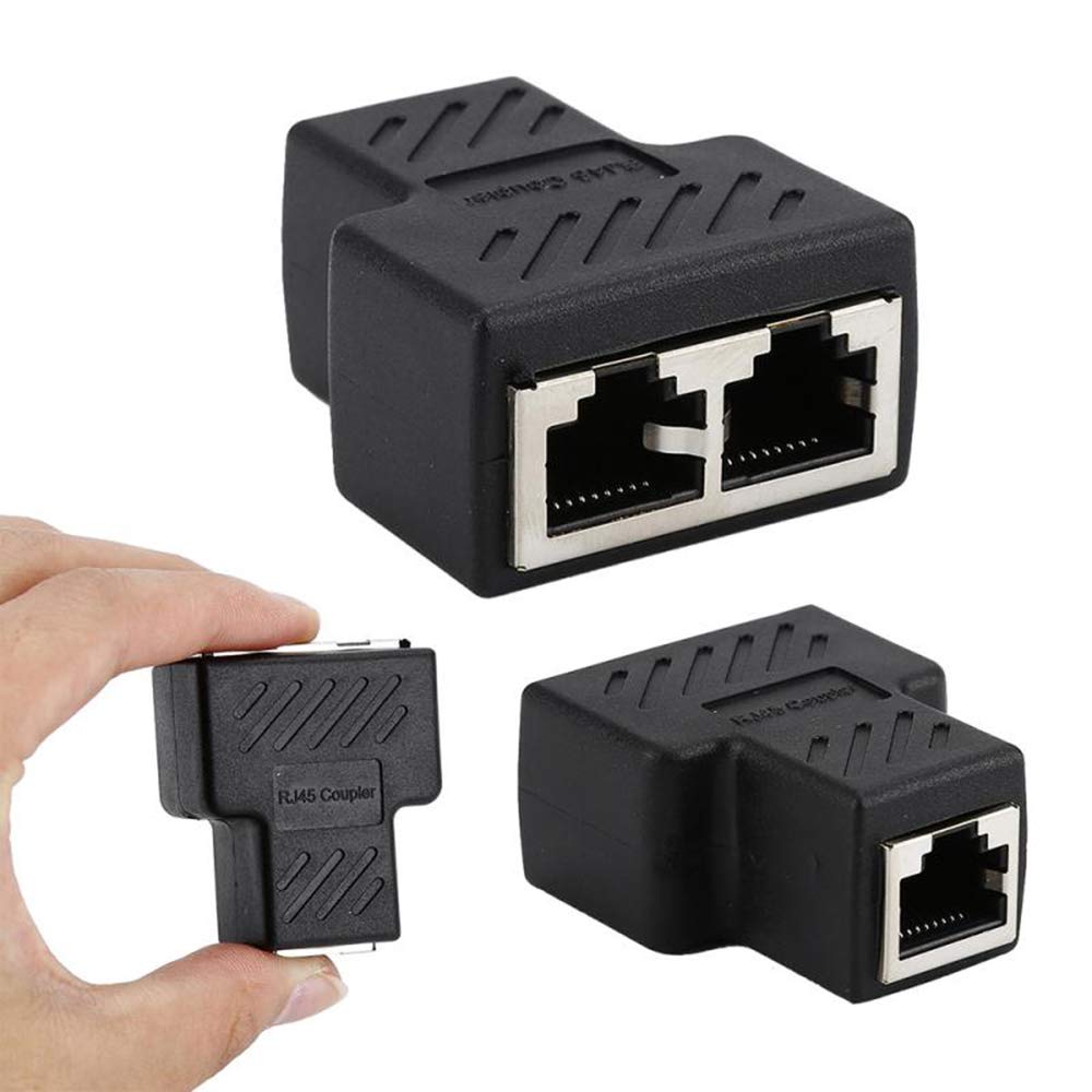 Set 2 Adaptoare RJ45, Jormftte, Cuplaj Metalic, ABS, Antioxidant - eMAG.ro