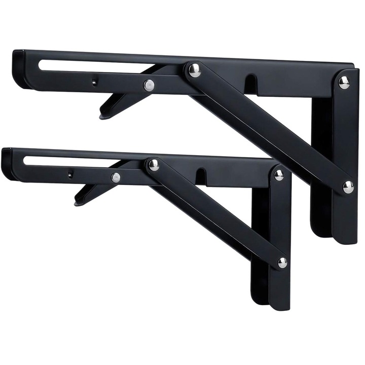 Polctartó, Jormftte, Vas, 20cm, Fekete