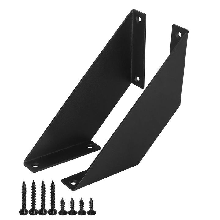 Polctartó, Jormftte, fém, 15 x 15 cm, fekete