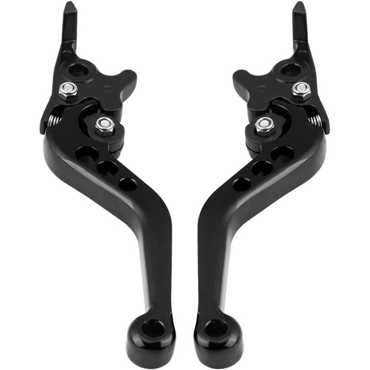 Kuplung- és fékkar készlet motorkerékpárhoz, Jormftte, alumínium ötvözet, fekete