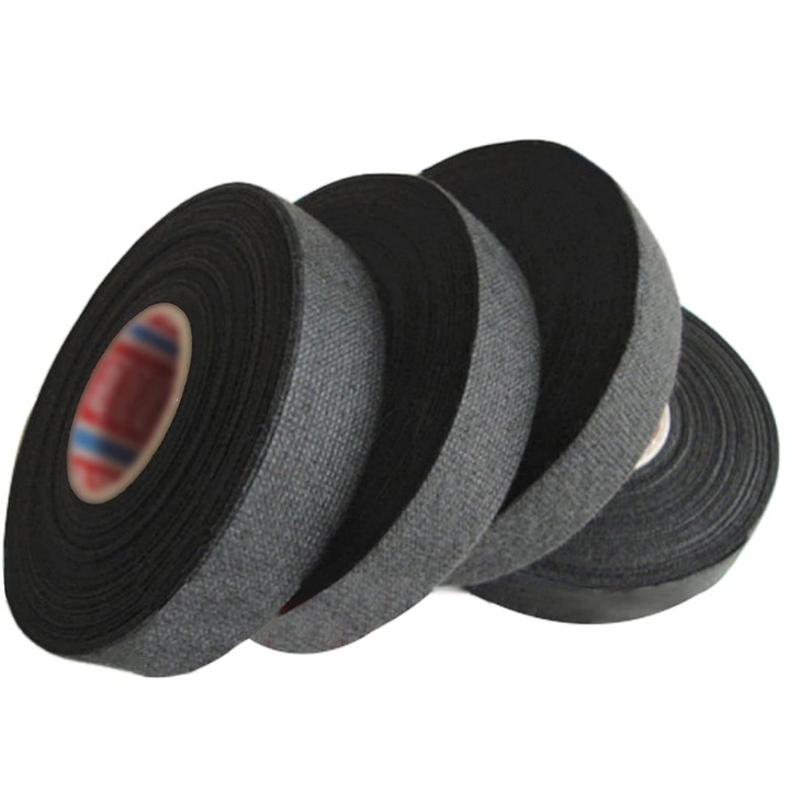 Комплект от 4 ролки изолационна лента, 19 х 25 мм, черна