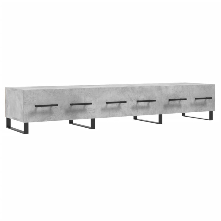 vidaXL betonszürke szerelt fa TV-szekrény 150 x 36 x 50 cm 25.3 kg