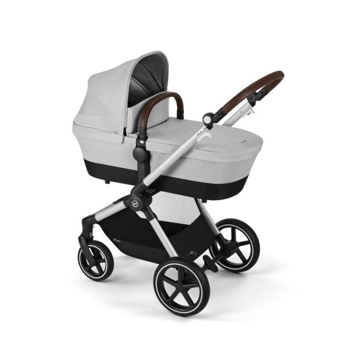 Детска количка 2 в 1 Cybex Gold EOS LUX, Lava Grey