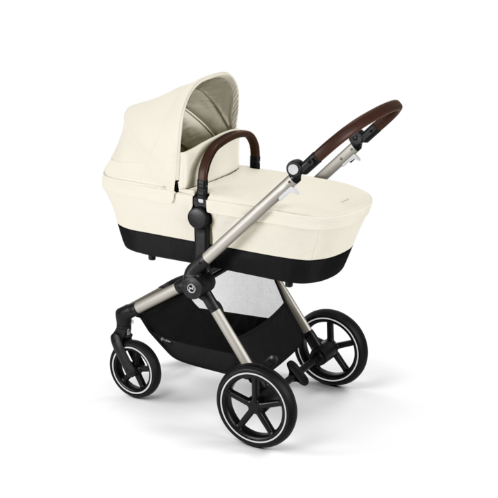 Carucior 2 in 1 pentru bebelusi Cybex Gold EOS LUX Seashell Beige