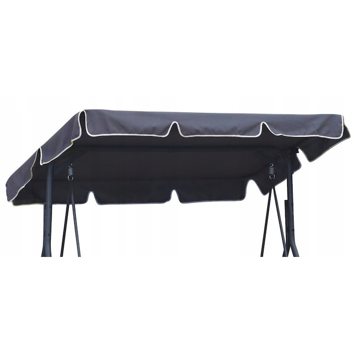 Copertina Pentru Leagan De Gradina, Ferocity, Material Extrem De Durabil Si Usor - Cordura 300, Rezistenta La Rupere, Se Potriveste La Majoritatea Leaganelor De Gradina, Usor De Montat, 210 cm x 145 cm, Grafit