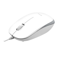Mouse Serioux cu fir SRX9800WHT, USB, 1000 dpi, ambidextru, alb-gri