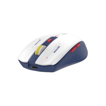 Mouse Serioux Flicker 212, 1600 dpi, reincarcabil USB-C, albastru